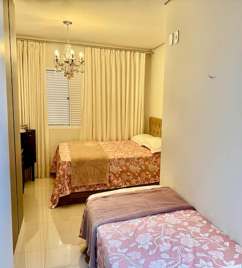 Imóvel de sucesso: Secure suite in a gated community em Patos De Minas