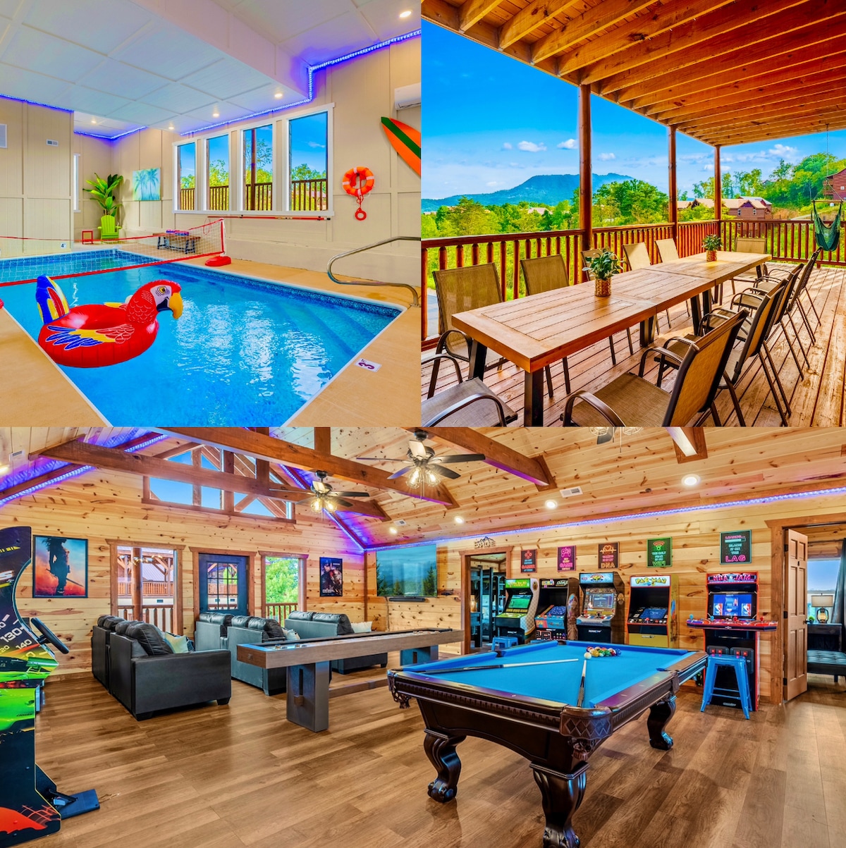 BRAND NEW-In-Cabin Heated Pool-Arcade