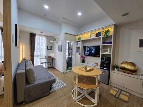 Cozy Spacious 36m² 1BR & SofaBed @TokyoRiverside