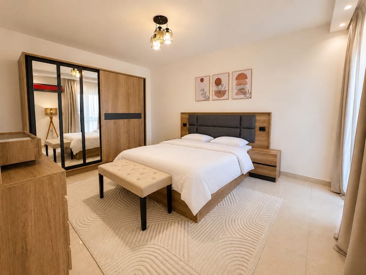 Paradise 2BDR In Rehab City: Bedroom 1
