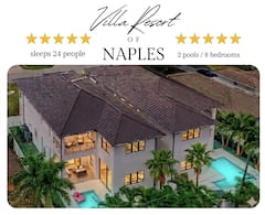 Naples Beach Luxury Estate-2 Homes/2 Heated Pools