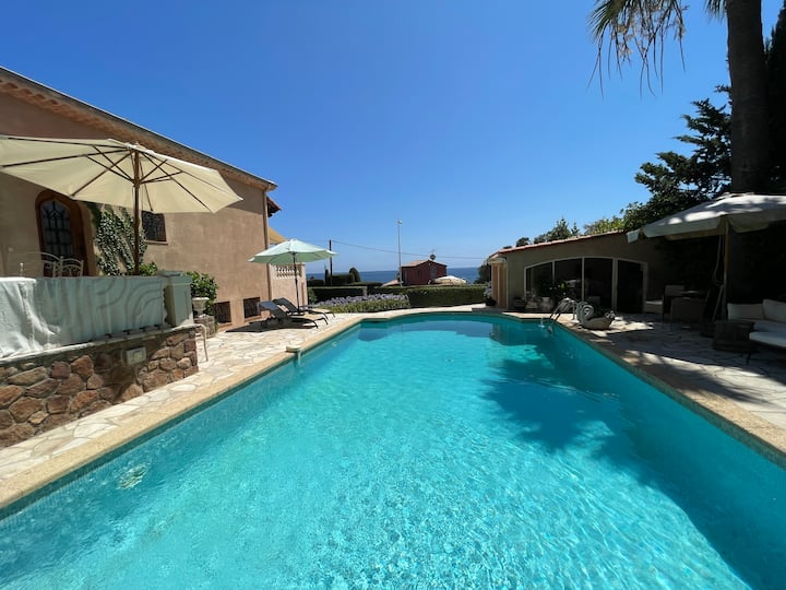 Cannes Seaside Familyvilla 10 Persons. - Théoule-sur-Mer