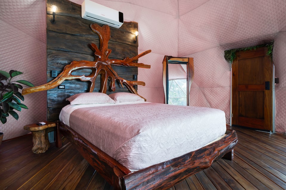 A glamping dome facing Arenal Volcano, La Fortuna, Alajuela, Costa Rica, photo 5 of 10