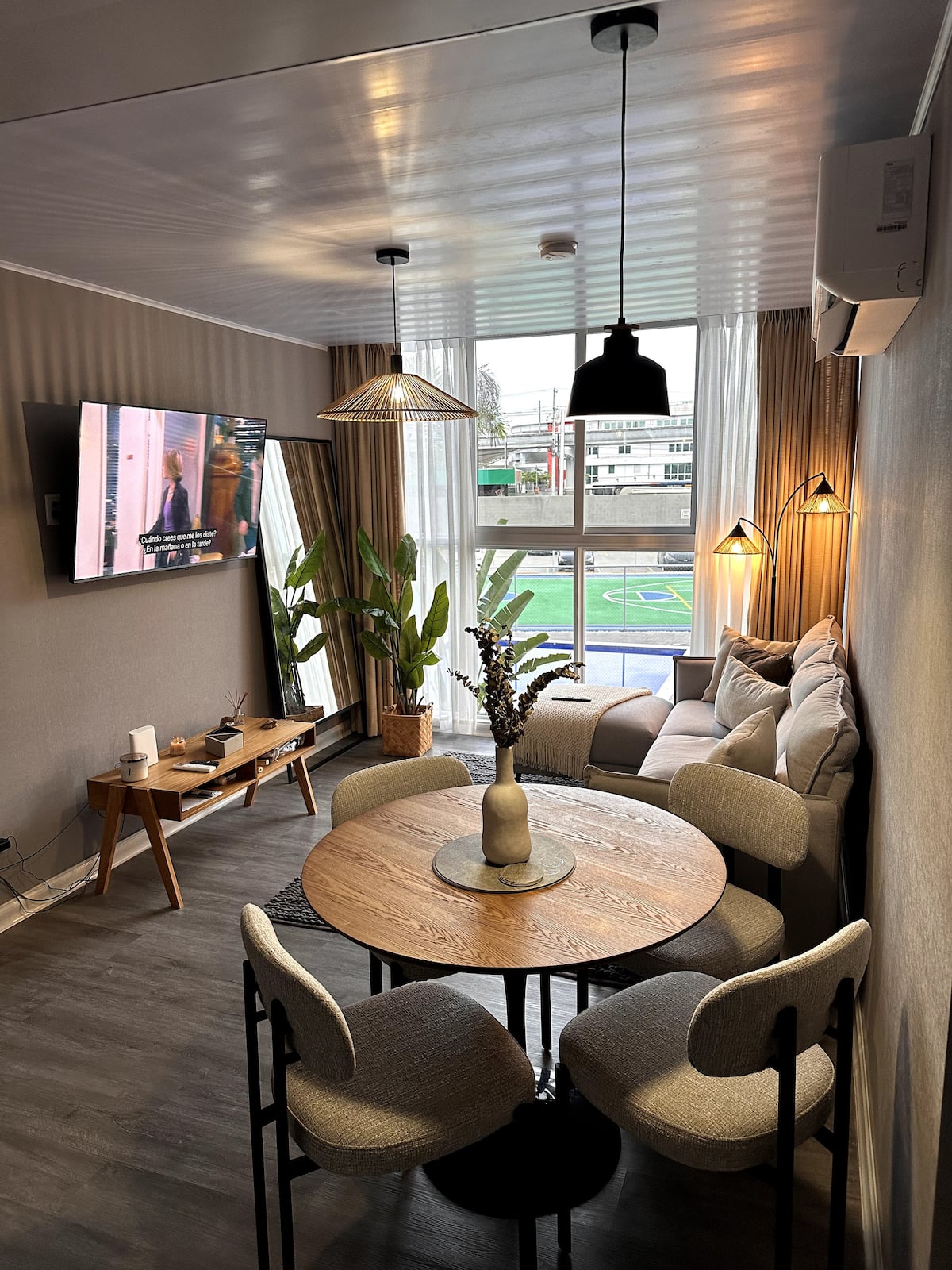 Living room of The Great Spot apartment in Panama City