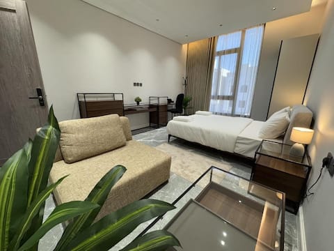 A distinctive and luxurious studio apartment