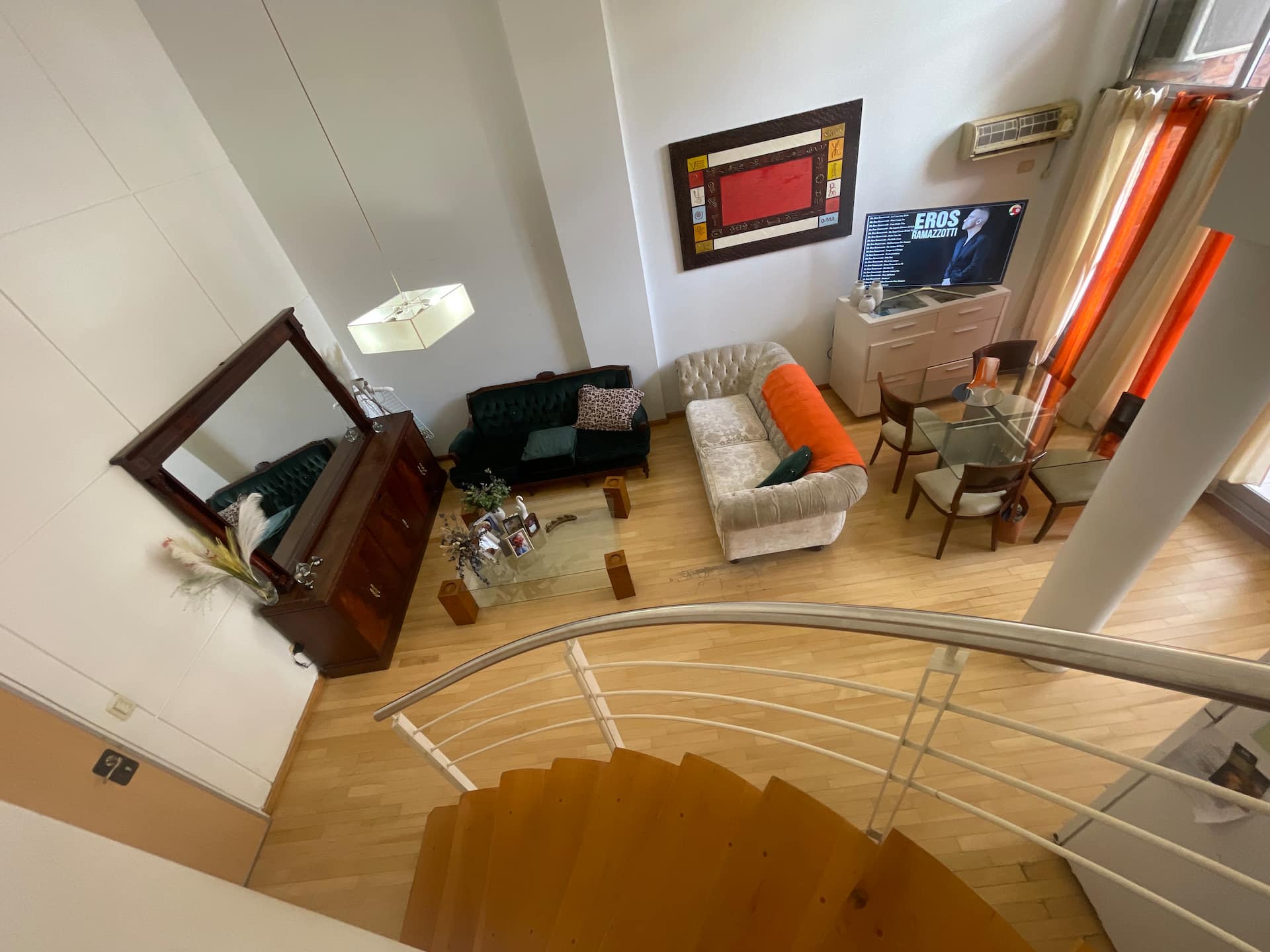 One-bedroom apartment in Palermo with balcony, grill and parking