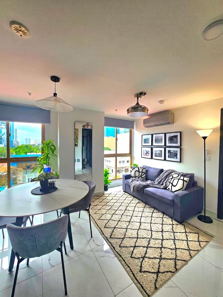 Apartment In The Financial District|pool & Parking - Panama City