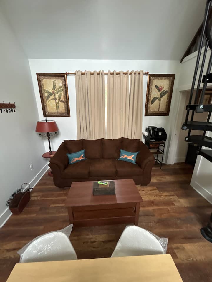 Relax after a long day, watch some TV or drink a cup of hot delicious coffee or tea on us!