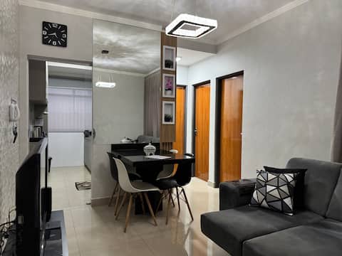 Imóvel de sucesso: Comfortable apartment Tibery | Pq. do Sabiá and Shopping em Uberlândia
