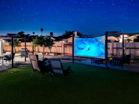 Top Airbnb: Family Friendly Game Room Big Yard EV Charger BBQ in San Diego