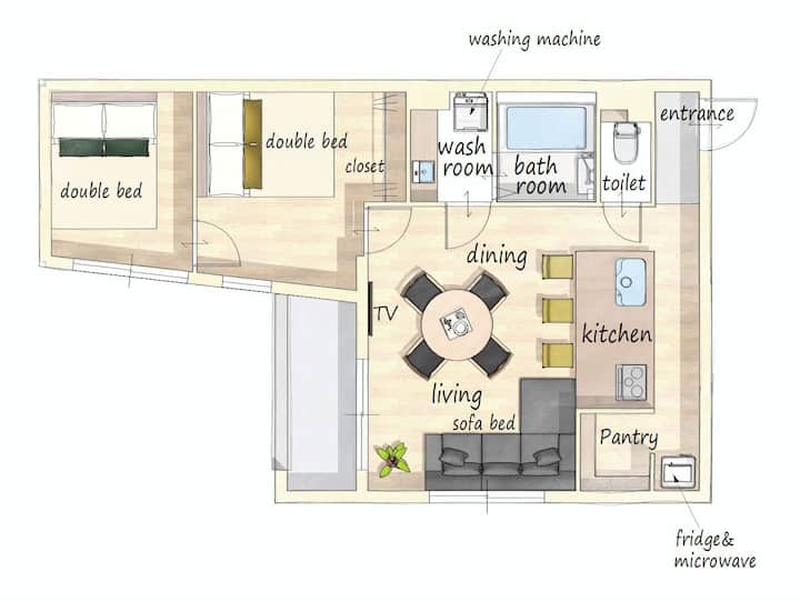 New!丨3min From The Sta.丨easy Access To Tokyo丨6ppl - Roppongi