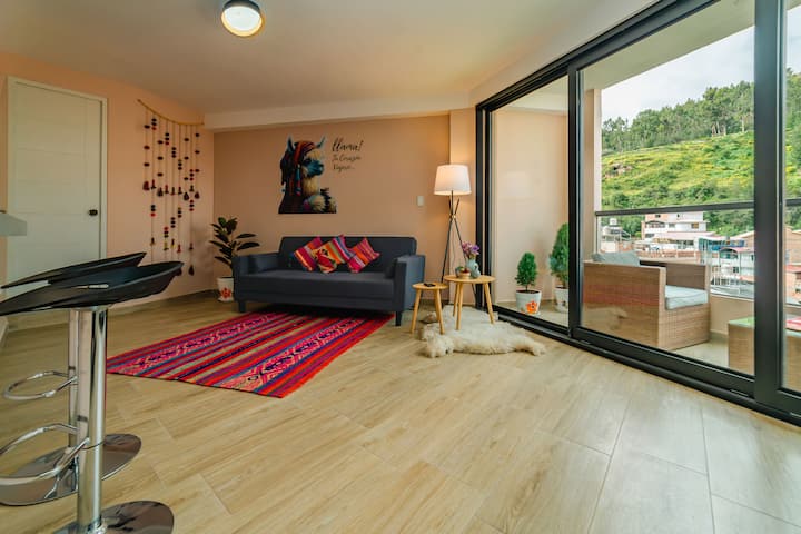 Acogedor Con Balcon En Cusco 503 - Santiago