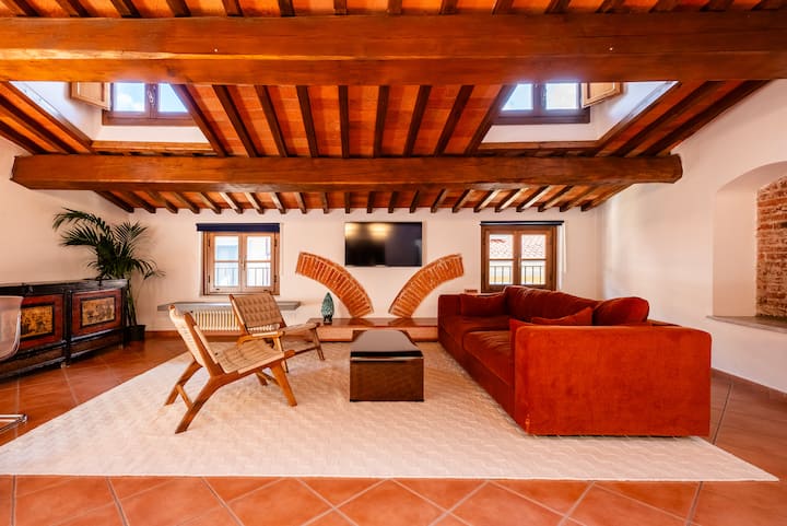 Penthouse Living Gallery In The Historic Center - Marina di Pietrasanta