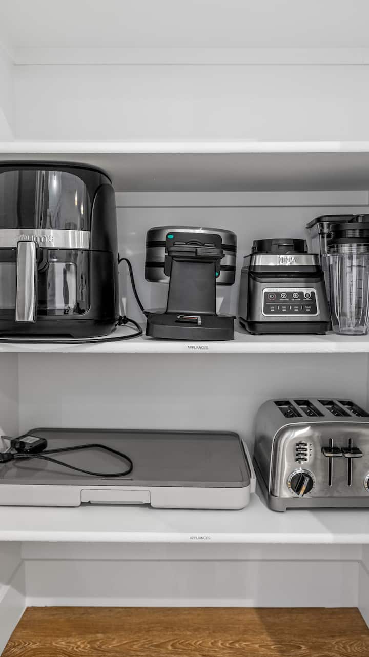 Pantry with appliances
