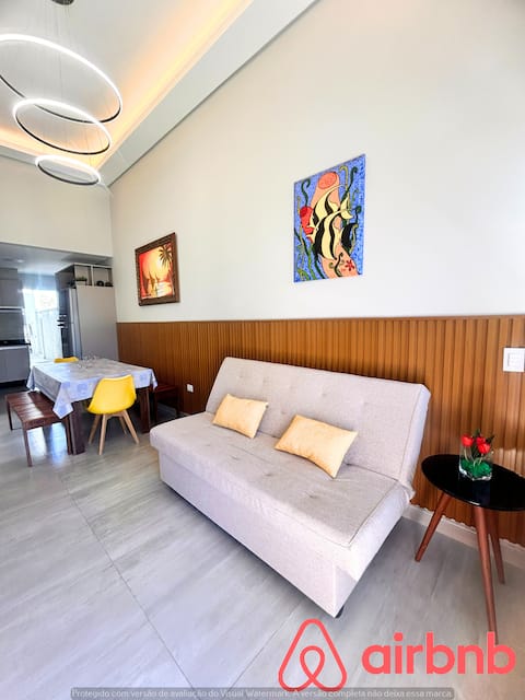 Imóvel de sucesso: House with heated pool 200 meters from the sea em Curitiba
