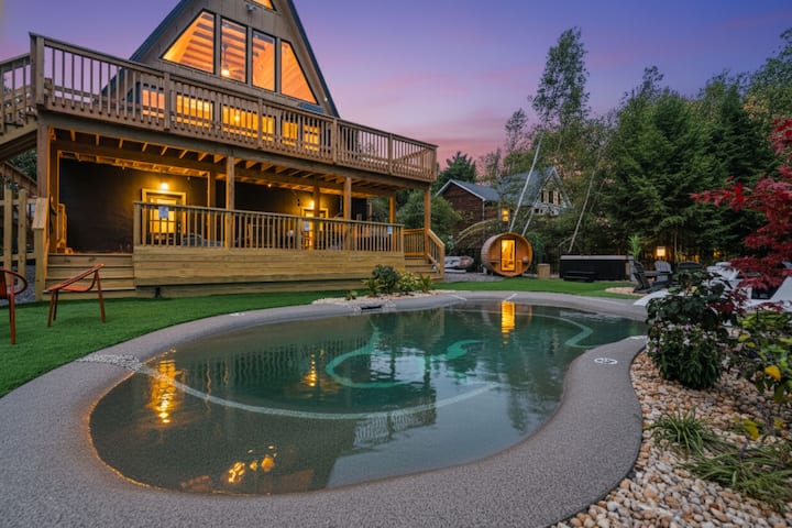 Lakefront, Heated Lagoon Pool, Spa, Sauna, Theatre - Arrowhead Lake, PA