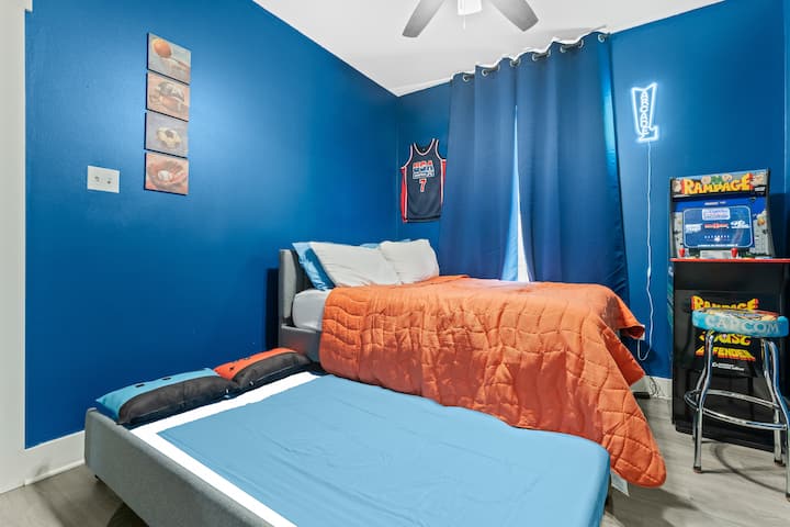 Chumba chote cha kulala, chenye trundle (ukubwa wa mapacha), ZINUS 10 Inch Green Tea Memory Foam Mattress, Full, Fiberglass free, Medium Firm Feel