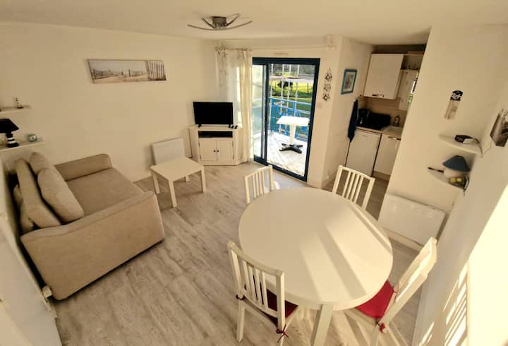 Appartement Vue Golf à Pornic Centre Avec Piscine - Saint-Michel-Chef-Chef