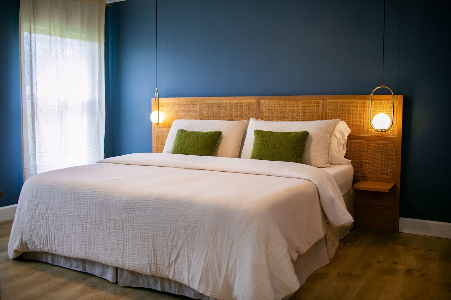 Bedroom 1 with king bed, Luxury Beach Haven, Palm Coast, Florida