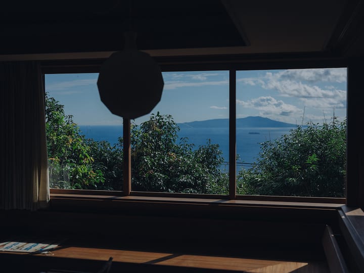 Japanese Architect House W/ Ocean & Mt Omuro Views - 이토시