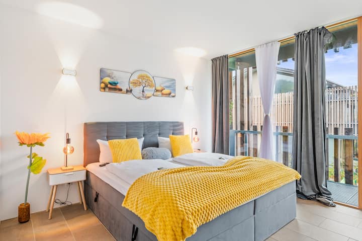 Pure Penthouse Deluxe – každá z našich spální s vlastnou terasou pre exkluzívne pohodlie a relaxáciu