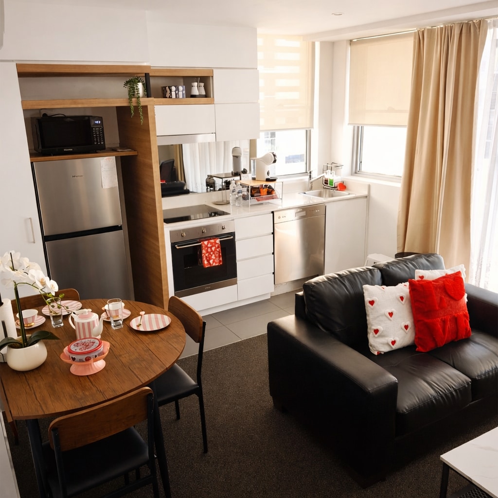 Popular Airbnb listing: Stylish Retreat + Parking | South Brisbane in South Brisbane