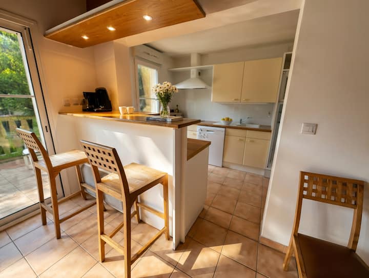 Villa 4 Ch Avec Piscine Privée- à 10min Des Plages - Lacanau