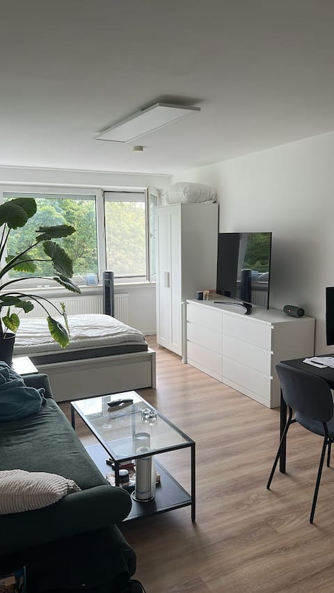 Top Airbnb: Bright and Cozy Studio Apartment in Am Alten Südlichen Friedhof