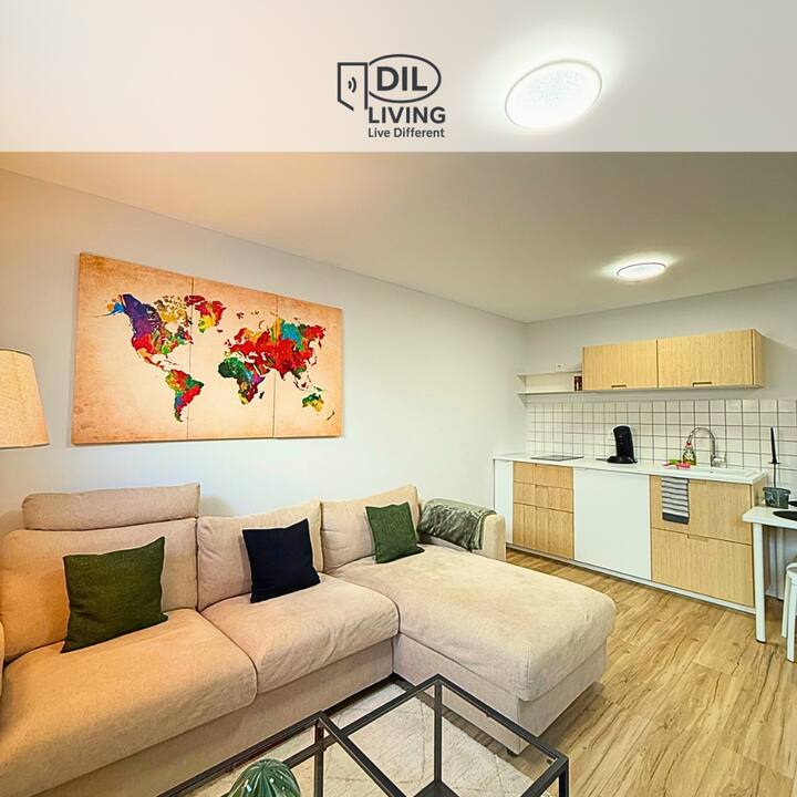 2-zimmer • Zentral • Modern • Self Check-in - Bad Nauheim