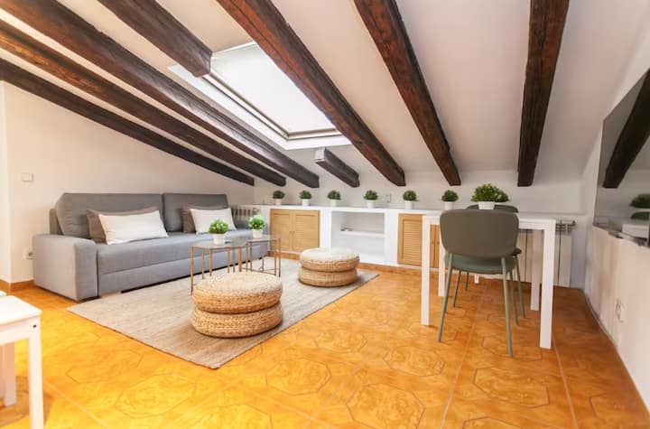Attic In ChamberÃ: Quiet, Romantic And Cute - Madrid