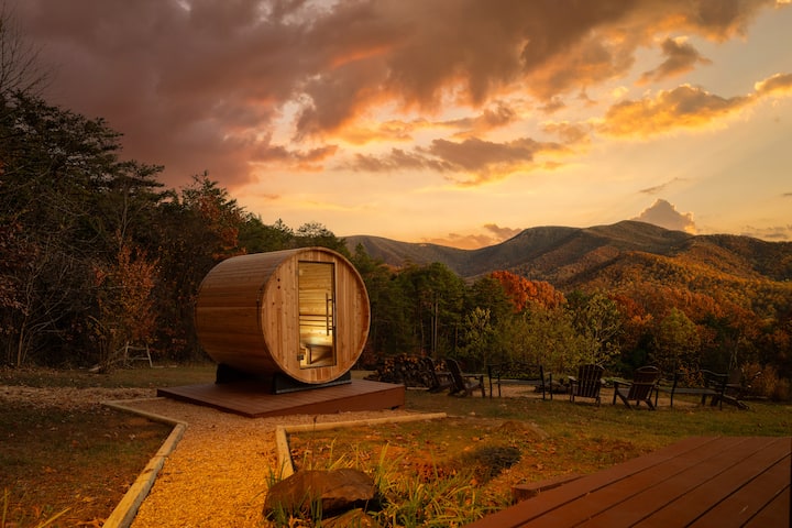 Luray Cabin W/mtn Views, Hot Tub, Sauna, Sleeps 14 - Luray, VA