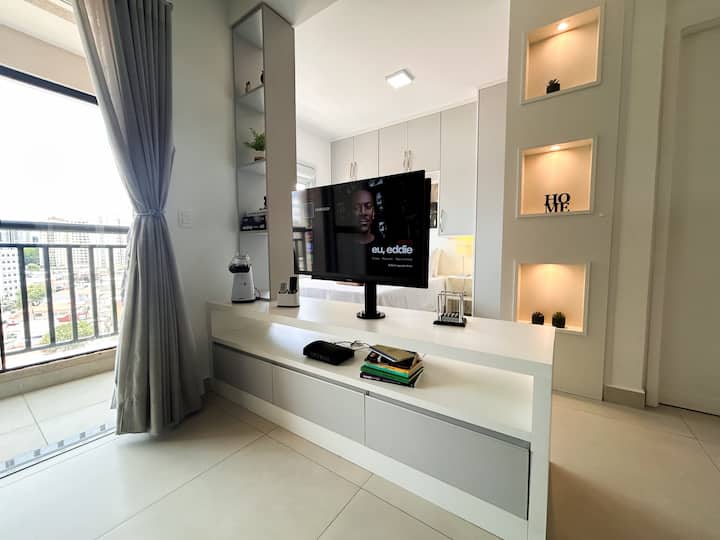 Ap Smart Cambuí Flat| Ar| Vaga| Netflix | Hbo - Campinas