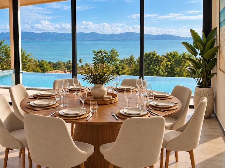 Sea View Villa • Sunset • Koh Phangan
