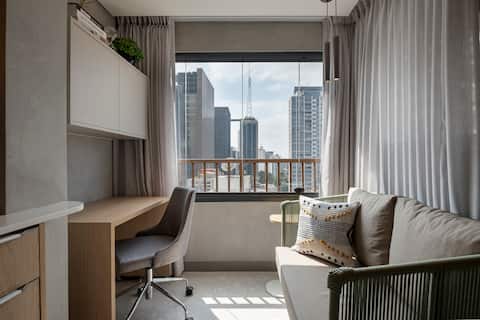 Anúncio popular: Stylish and quiet, 200 meters from Paulista | LYVVO em Jardim Paulista