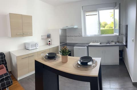 Successful Airbnb property: Cozy little studio with courtyard in Petit Caux