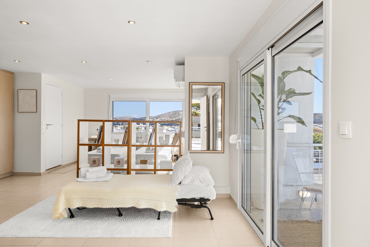 Aqua Vista Vari Private Terrace & BBQ — Apartament — închiriere de vacanță cu vedere la mare în Vari, Greece, Atena, Grecia — fotografia 6 a proprietății | Aqua Vista Rentals