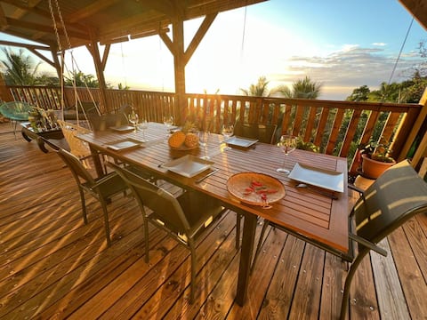 Villa Le Gillaou ocean view, jacuzzi & absolute calm