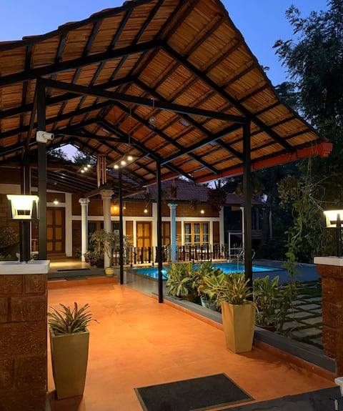 4 bedroom pool villa - deep woodz estate Coorg