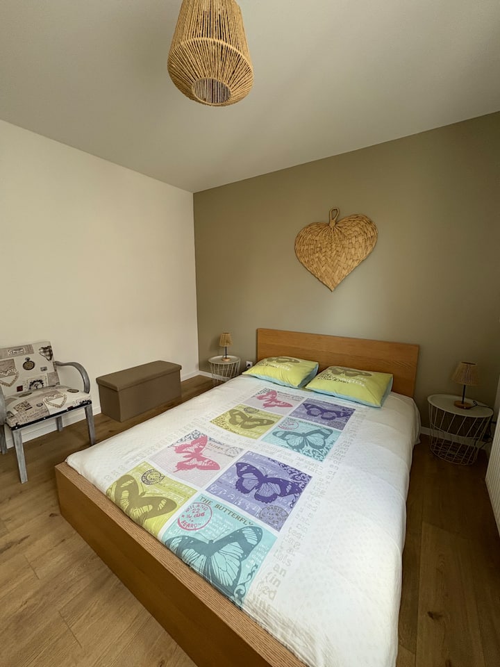 Kamer met tweepersoonsbed 