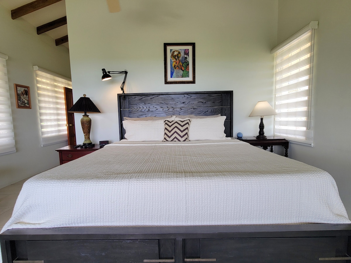 Glavna spavaća soba s kupaonicom na katu s panoramskim pogledom 