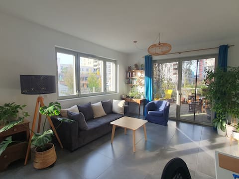 Top performing Airbnb: The Beautiful Green Danube - T4 + Parking in Strasbourg
