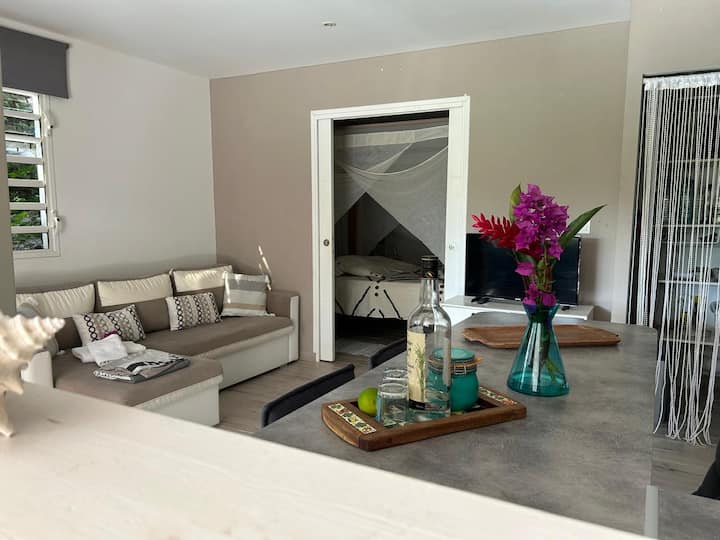 Zen House Cosy &Jacuzzi Dans Cadre Verdoyant - Fort-de-France