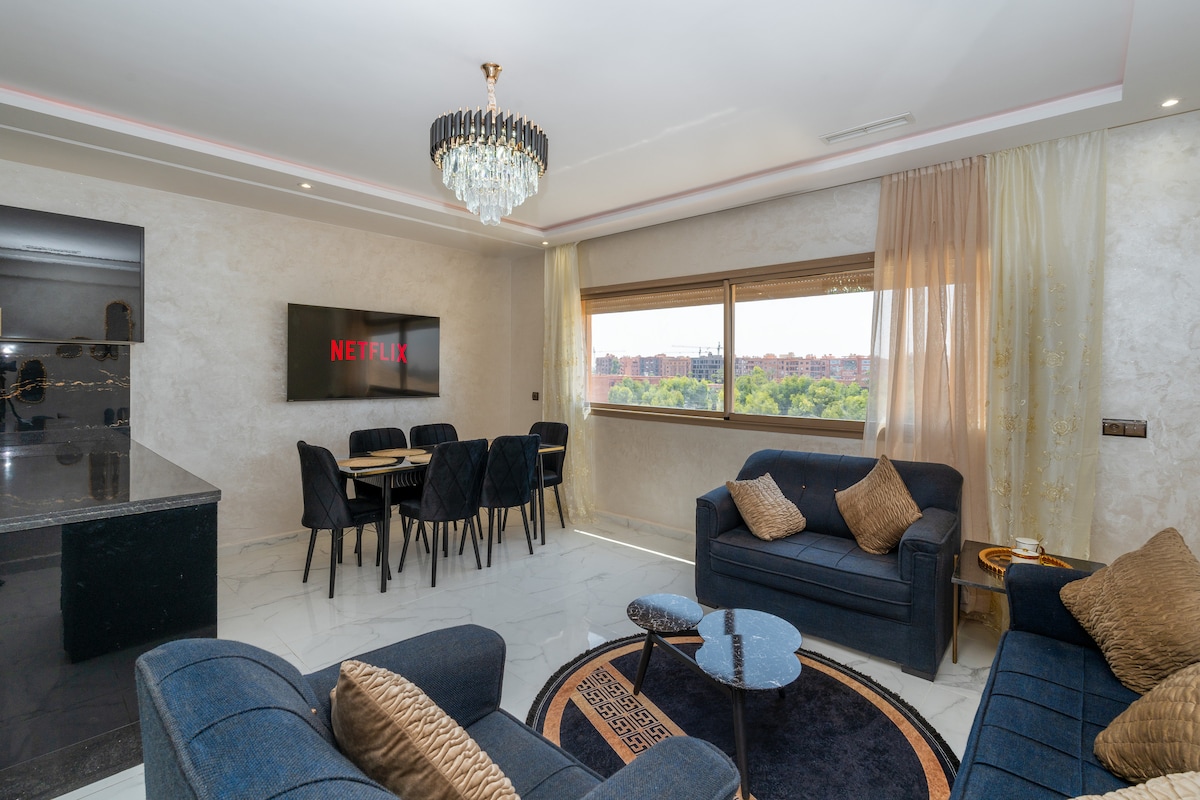 Appartement Moderne Haut Standing — Victor Hugo, Gueliz Marrakech