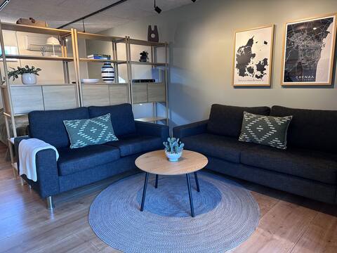 Successful Airbnb property: Cozy one-bedroom apartment close to Grenaa Harbor in Norddjurs