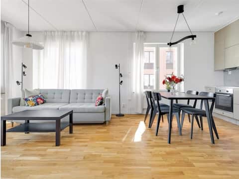 Top performing Airbnb: 90m2 Big apartment in city center in Solna