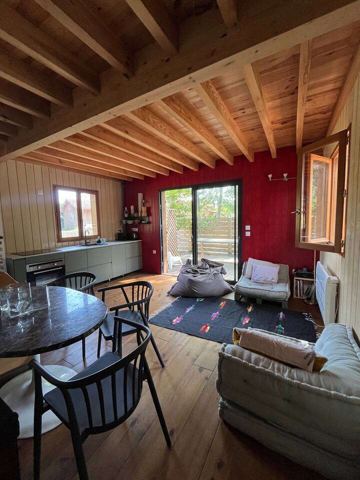 Maison En Bois Cosy Et Familiale - Lit-et-Mixe