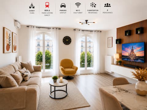 Top Airbnb: Disneyland Paris 5min • Paris RER direct • Parking à Serris