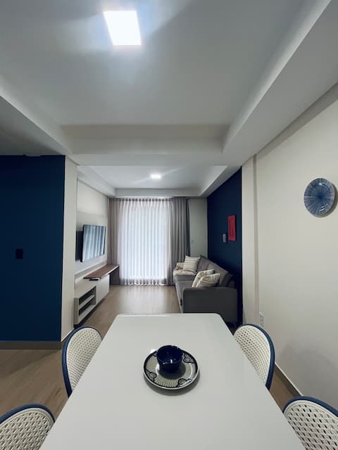 Top Airbnb: Urban Blue | Modern apartment in downtown Foz in Foz Do Iguaçu