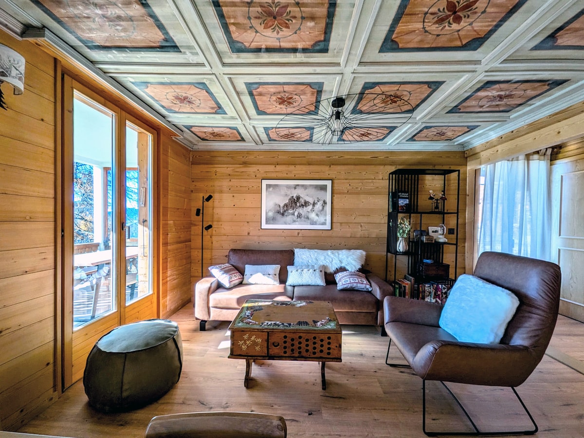 Top Airbnb: Les Colombettes - apartment in the heart of Leysin in Vaud