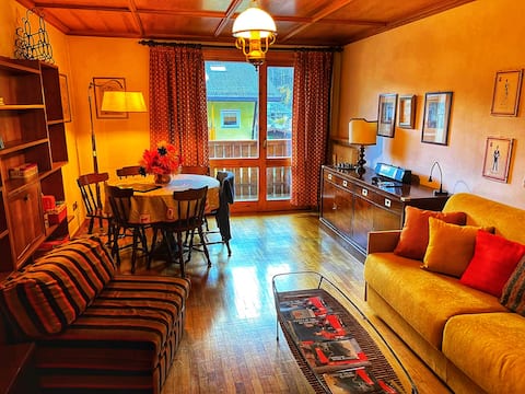 Large apartment in the center of Canazei with garage